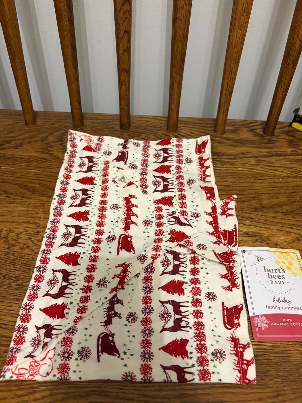 Burt's Bees Baby Holiday Family Jammies One Size Winter Berry Scarf
